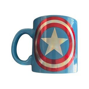 Marvel Comics Captain America Shied Logo 20oz Ceramic Mug New!
